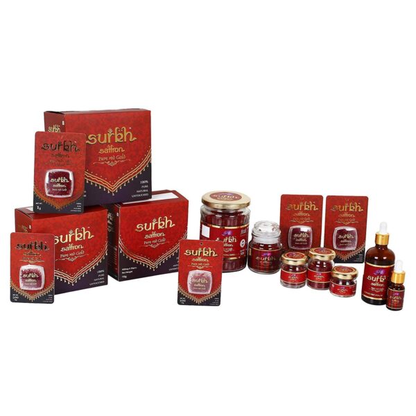 Surkh Saffron - 2 Grams - Premium Pack - 100% Pure I Natural I Untouched Grade 1 Saffron / Kesar - Image 2