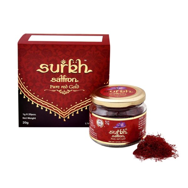 Surkh Saffron - 25 Gram - Premium Pack - 100% Pure I Natural I Untouched Grade 1 Saffron / Kesar - Image 4