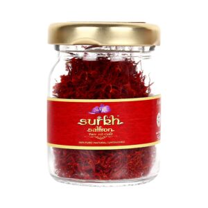 Surkh Saffron - 5 Grams - Premium Pack - 100% Pure I Natural I Untouched Grade 1 Saffron / Kesar